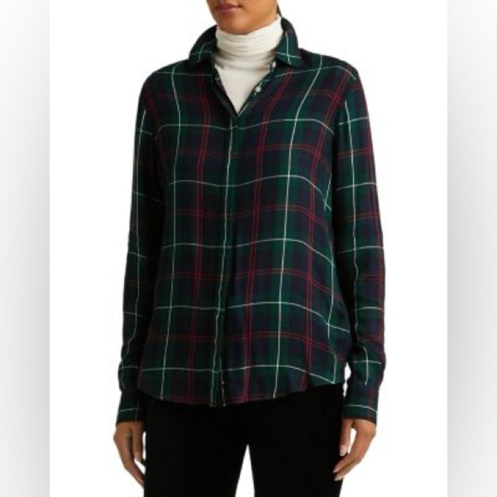 Ralph Lauren Women's Tartan Plaid Shirt